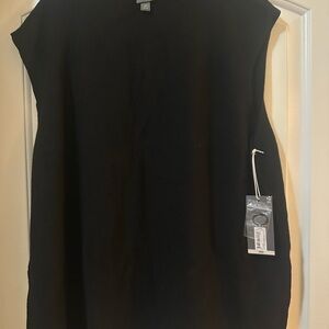 2X - Worthington Classic Black Knit Top